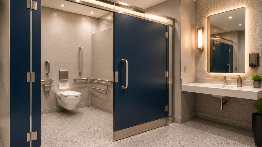 commercial washroom cubicles