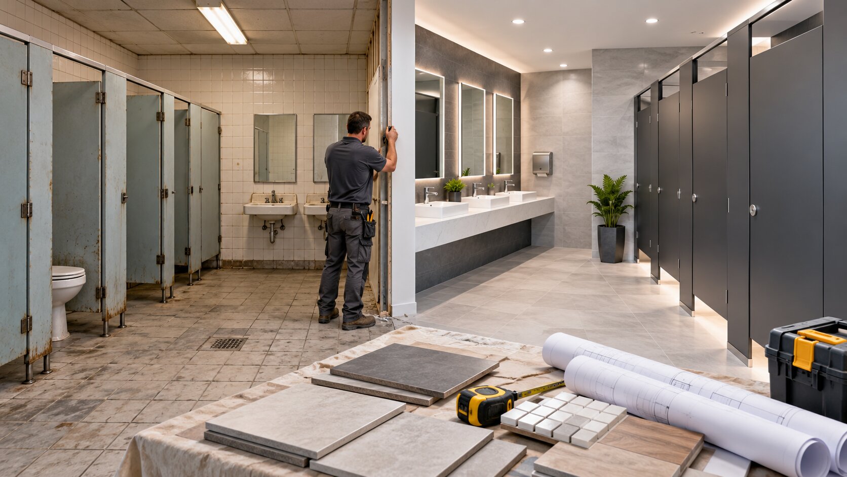 office toilet refurbishment